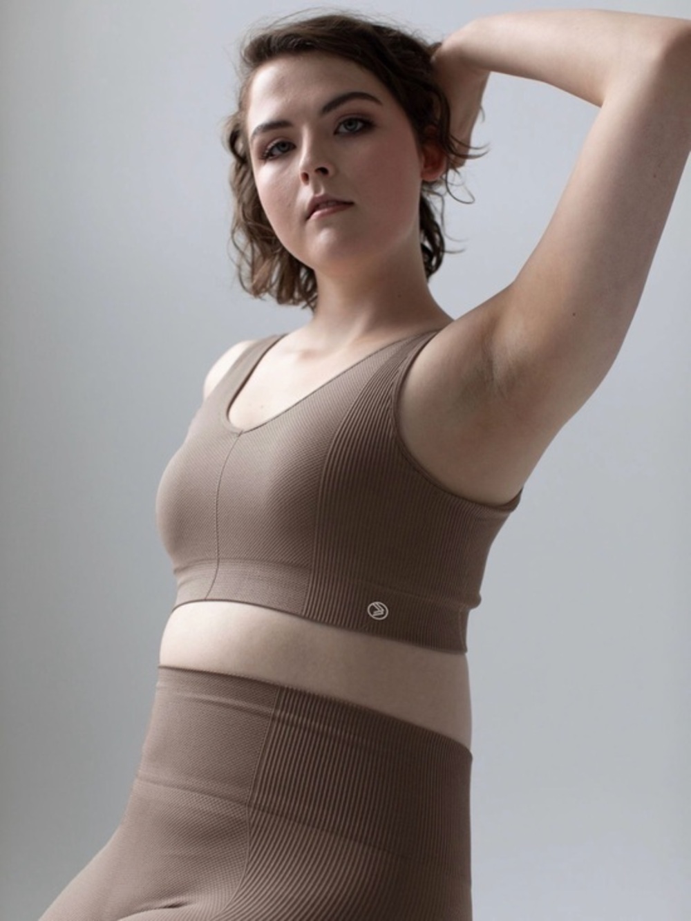 Savvi Ashtanga Seamless Ribbed Sports Bra XL